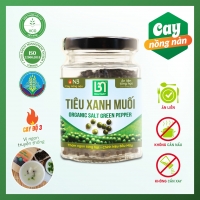 Tiêu xanh muối hữu cơ 35g